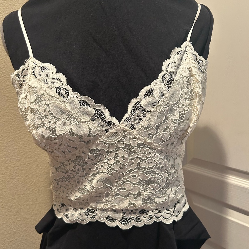 Express Cream Lace Camisole